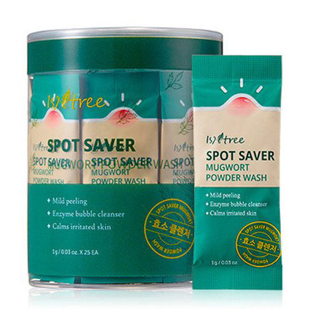 Энзимная пудра для умывания с полынью Isntree Spot Saver Mugwort Powder Wash