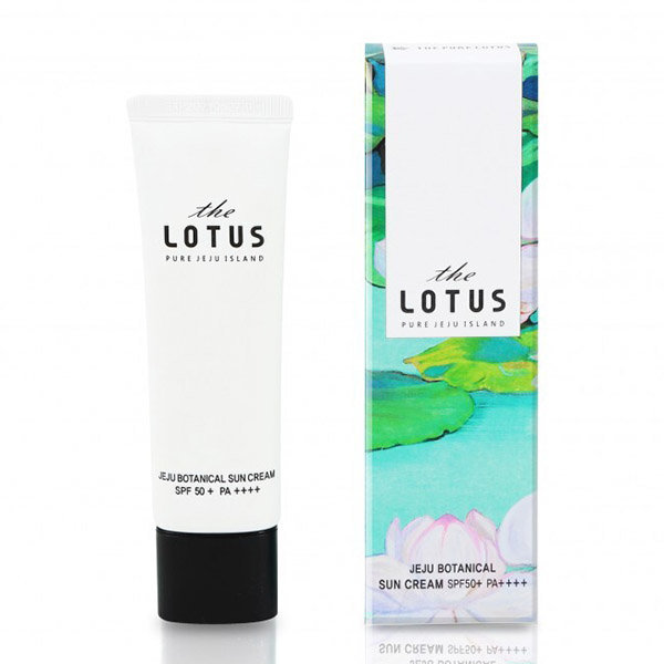 Солнцезащитный крем для лица The Pure Lotus Jeju Botanical Sun Cream SPF50