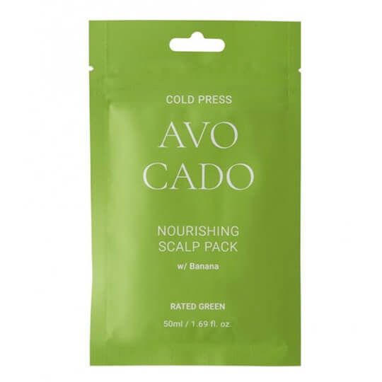 Rated Green Cold Press Avocado Nourishing Scalp Pack