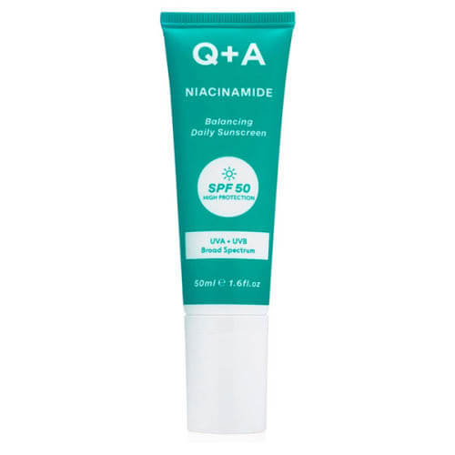 Q+A Niacinamide Balancing Daily Sunscreen SPF50